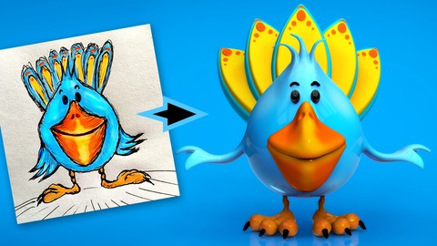 Learn How to Create a Cartoon Bird in zBrush