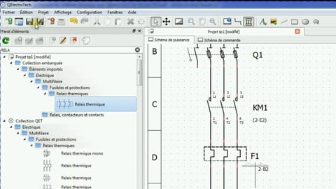 Dessiner des schémas électriques avec QElectroTech