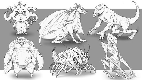 How to Improve Your Creature Design Drawings - Step by Step