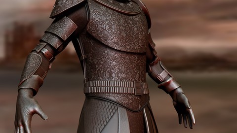 ZBrush 4 R8 Course on Creating Game of Thrones Style Armour!