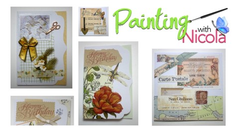 Create GREETING CARDS from ribbons, labels, gift wrap & more