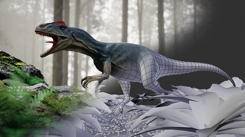 Blender 2.79 Dinosaur creation from scratch