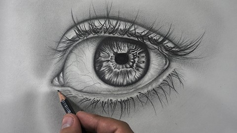 Cómo Dibujar un Ojo Realista a Lápiz Fácil, Dibujo Artístico