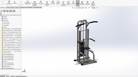 Modelagem Avançada Solidworks - Exercício Prático