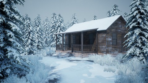 Realistic Snowy Game Environment Creation