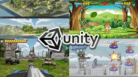 用Unity帶你學會 "做" 遊戲–從零開始讓你學了就會！(4 in One課程，整合 4門課程內容、22小時實戰規劃)