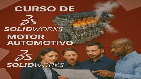 Solidworks Motor automotivo