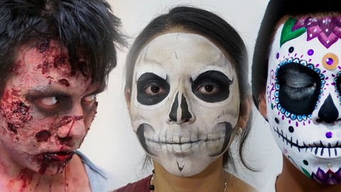 Curso maquillaje para Halloween, día de muertos y disfraces