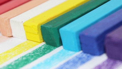 How to draw water with soft pastels