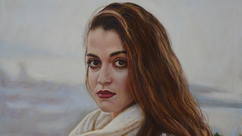 Aprender a dibujar retrato en pastel - dibujo y pintura