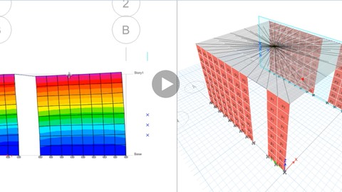 ETABS Structural Design - Columns and beams (1) - AulaGEO