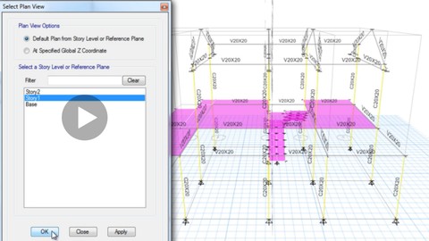 ETABS Structural Design Walls-stairs-floor-slabs (2) AulaGEO