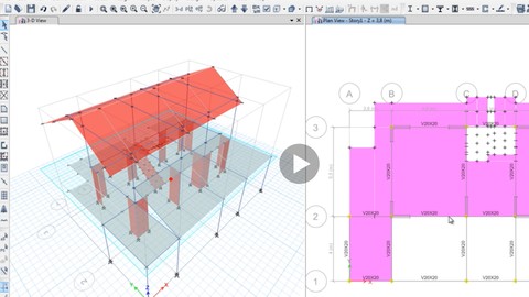 ETABS Structural Design - Seismic Analysis (3) - AulaGEO