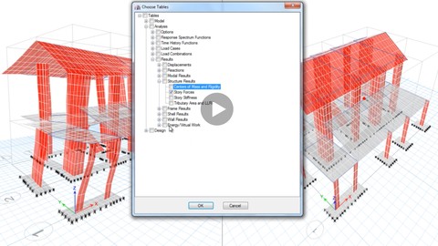 ETABS Structural Design - Walls and Ceiling (6) - AulaGEO