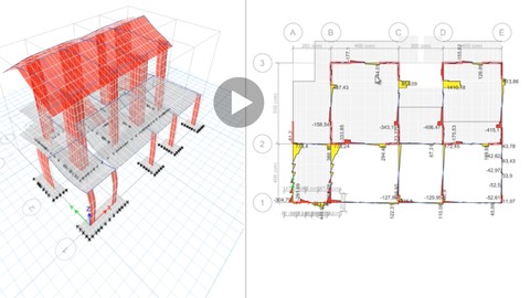 ETABS Structural Design- Walls-Beams, Foundation (7) AulaGEO