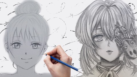 كورس تعلم رسم الشخصيات( الأنمي)  _ من مبتدئ لخبير