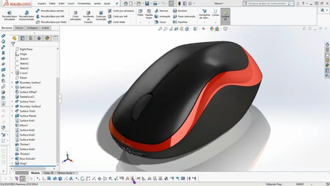 Curso de Solidworks - Módulo Superfícies