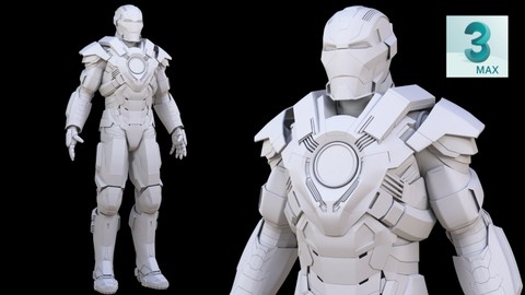 Modeling Iron Man HeartBreaker with 3ds Max 2020