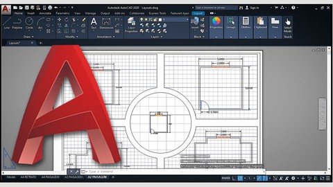 AutoCAD 2021- ESCALA E LAYOUTS NA PRÁTICA