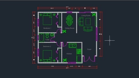 AutoCAD - Learn How to Create 2D Floor Plans