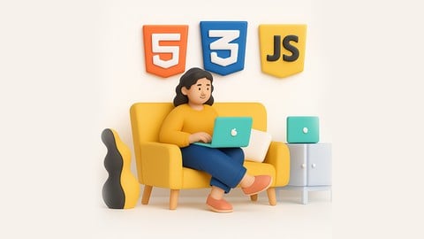 HTML5, CSS3 & JavaScript for Beginners - Build Real Websites