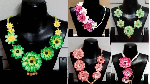 Advanced paper floral jewelry