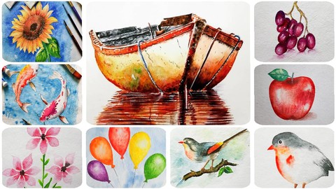 Realistic Watercolor Painting: From Beginner to Pro | Hindi