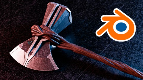 Blender: create Thor's Stormbreaker from start to finish