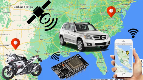 Real-time vehicle tracking system using ESP32