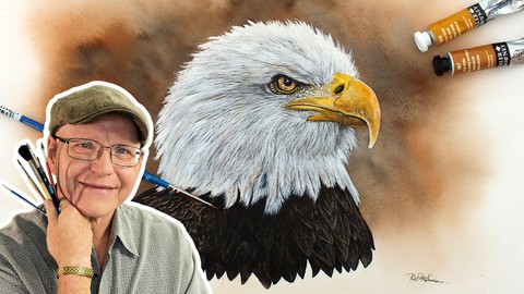 Watercolor Painting Class - Bald Eagle