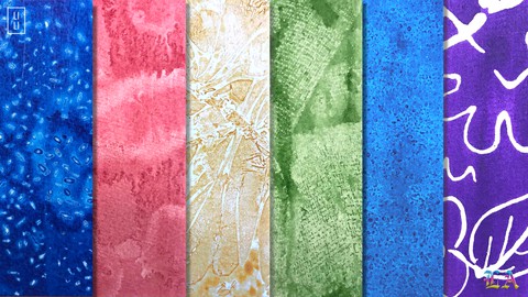 Paint 6 Easy Watercolor Textures