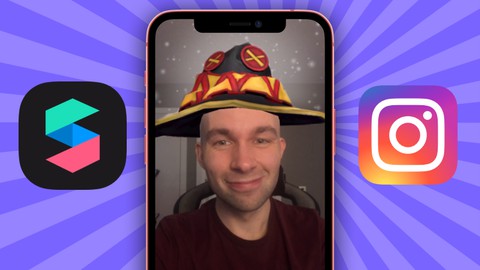 Create an interactive, animated 3D face filter with Spark AR