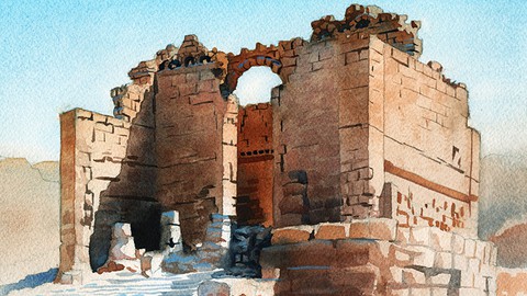 Architecture and Landscapes in Watercolor