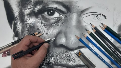 Çizim Sırları , Drawing Secrets ,Hiperrealist Portre Çizim