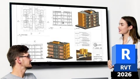 Revit 2026 Completo: Do 0 ao avançado e adquira 20k famílias