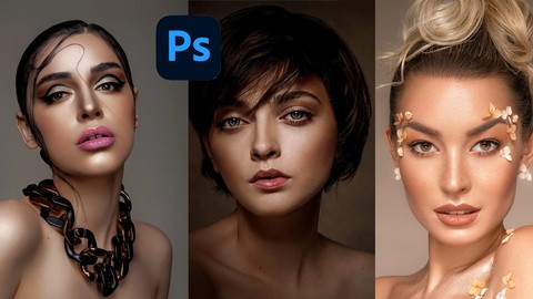 Tratamento de pele com uso de actions no Photoshop.