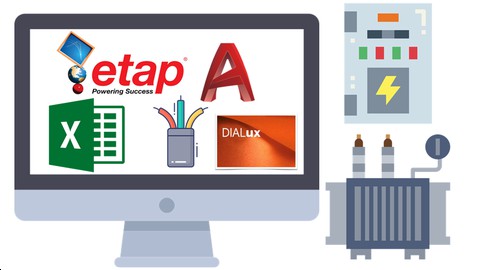 Electrical Power Distribution with AutoCAD,EXCEL,DIALux,ETAP