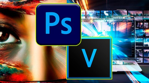 Vegas pro e Photoshop.