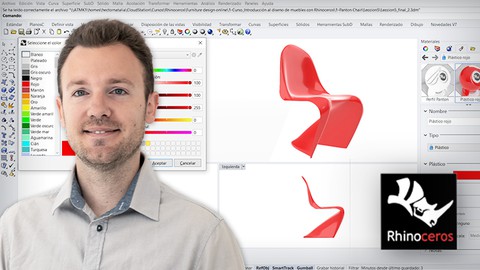 Introducción al diseño de muebles con Rhinoceros 3D | 2022