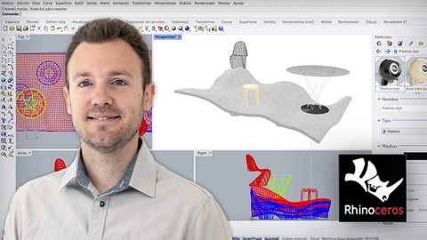 Curso completo de diseño de muebles con Rhinoceros | 2022