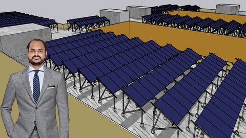 Shadow Analysis of Solar Plant in Google Sketch Up (RCC)