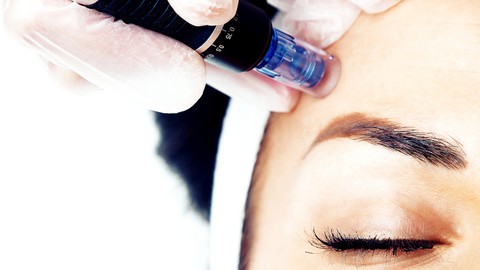 Micro-needling facial treatment