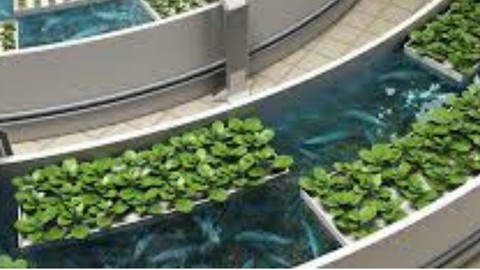 Aquaponic Farming. Design your own Aquaponics System in Home