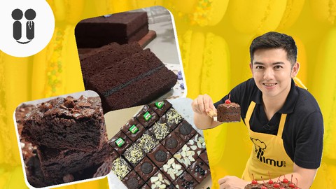 Cara Praktis Membuat Fudgy Brownies dan Brownies Kukus