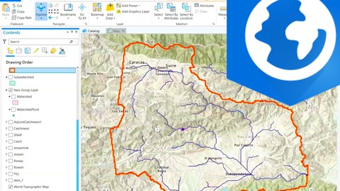 ArcGIS Pro - Arc Hydro para gestión de cuencas - AulaGEO