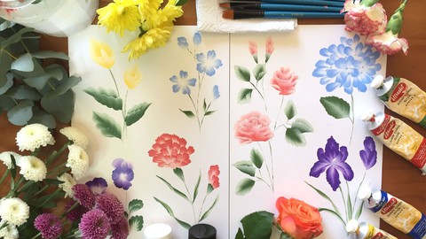 The Ultimate Guide to One Stroke Painting | Acrylic Flowers