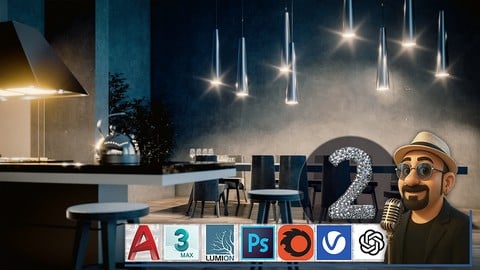 3ds Max'te Mutfak Modelleme & Render | Bölüm 2/2: Render
