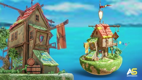 Creating a Stylized House and Props in Blender 2025