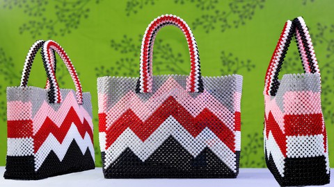 Make A Beaded Fashion Hand Bag. Beginner To Advance Beading