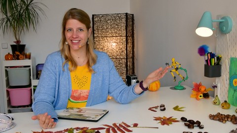 Familien-Projekt Sally ein filmischer Stop Motion Herbstgruß